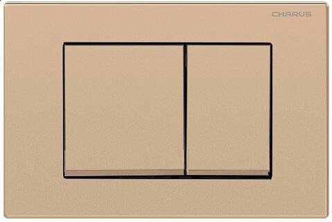 Кнопка смыва CHARUS Minimalista FP.310.51.01 двойной смыв, матовый песок