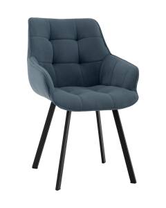 Стул Stool Group Амальри TG-amalri-B08 серо-синий, велюр