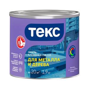 Эмаль Текс Оптимум ПФ-115 темно-синяя 1.9 кг