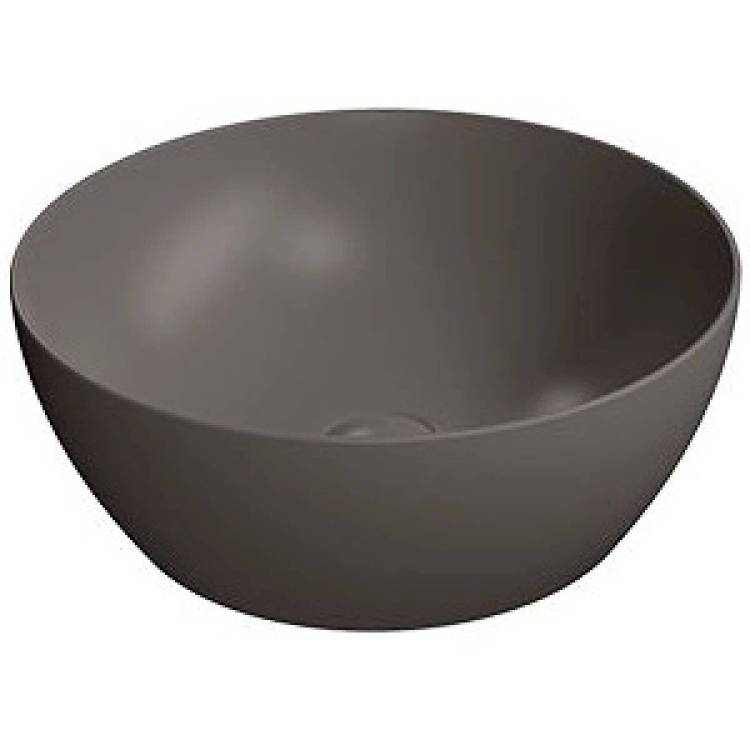 Раковина GSI Pura 885116 42 см, коричневая матовая