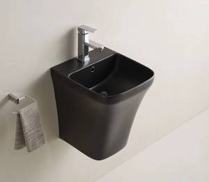 Раковина Gid Suspendido Nb102bm 62209 черная матовая, 36.5x40x45.5