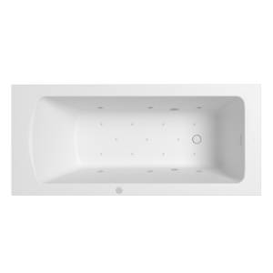 Ванна из искусственного камня WHITECROSS Coin 170x75 0224.170075.200.RELAX.WH с гидро и аэромассажем, 