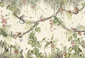 Бесшовные Eco обои Ortograf Miracle 33868 Wonderland beige Кристалл OE-S