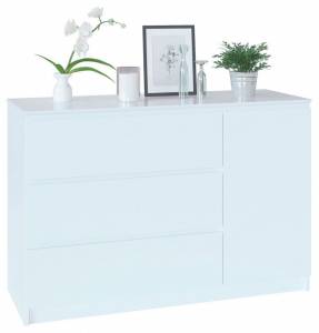 Комод Сокол Т-3Р 4680212008566, Т3рБ Белый