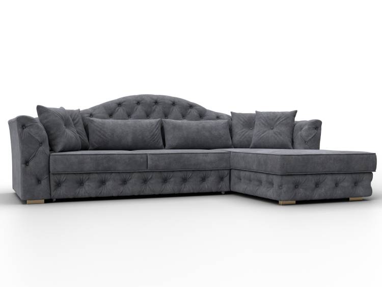 Диван угловой Лига Диванов Артис 128025 Серый