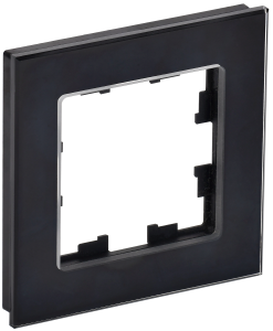 Рамка 1-постовая IEK Brite BR-M12-G-K02 черный