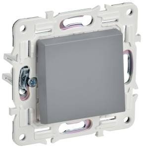 Выключатель 1-клавишный IEK Skandy SK-V17-0-10-K03 серый