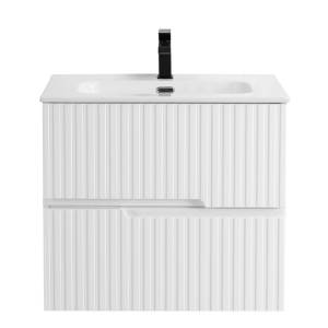 Тумба под раковину Cezares DUET-N-700-2C-SO-BL Bianco Lucido, 70x45.7x50