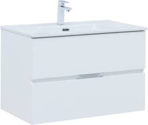 Тумба под раковину Aquanet Алвита New 80 277514 2 ящика, белый матовый