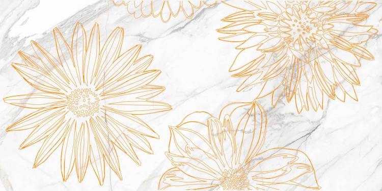 Декор Beryoza Ceramica Briere Flower 1 300x600