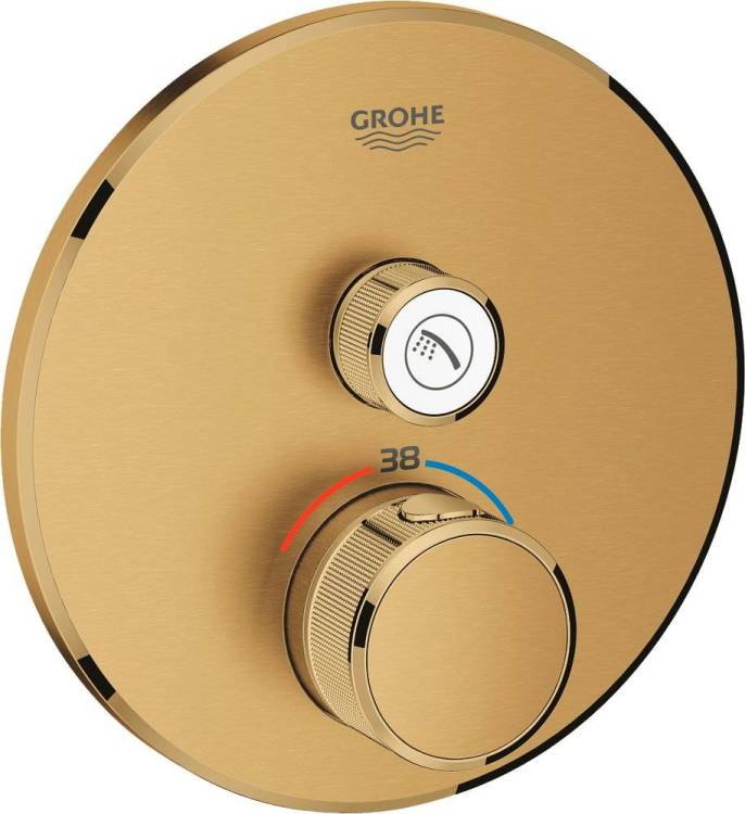 Термостатический смеситель Grohe Grohtherm SmartControl 29118GN0 для душа, холодный рассвет