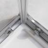 Душевой уголок Cezares Relax RELAX-304-AH-2-120/90-C-CR профиль хром глянцевый, стекло прозрачное, 120x90x200 фото 3