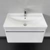 Тумба с раковиной Comforty Валдай-80П 00-00019144 белый матовый фото 5