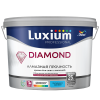 Краска для стен и потолков Luxium Diamond Алмазная Прочность матовая база BW 9 л