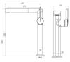 Смеситель для раковины Vincea TG (ТГ) VBF-5TG2CH хром фото 3