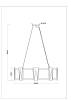 Подвесная люстра Arte Lamp Grato A4079LM-8CC фото 2