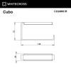 Держатель туалетной бумаги WHITECROSS Cubo CU2460CR хром фото 2