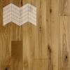 Паркетная доска Lab Arte Chevron Французская Елка Дуб Рустик лак без браша 400-337x110x14/3