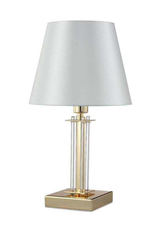 Настольная лампа Crystal Lux Nicolas LG1 GOLD/WHITE
