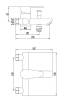 Смеситель для ванны ESKO Orlando OL 54 хром фото 2