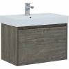 Тумба с раковиной Aquanet Nova Lite 75 245242 подвесная, дуб рошелье фото 2