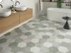 Керамогранит Durstone Six Cementine Bari Grey 23x27 фото 9