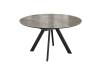 Стол Дик DikLine SKC120 00-00076866 tundra gris, подстолье черное, опоры черные 120(160)x120x76