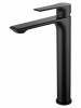 Смеситель для раковины Wonzon & Woghand WW-88019079-MB высокий, черный матовый