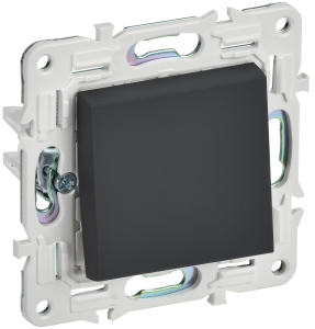 Выключатель 1-клавишный IEK Skandy SK-V17-0-10-K53 графит