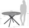 Стол Bradex Home Ralf FR 0310 серая лава, антик фото 6