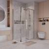 Душевой уголок Niagara Nova NG-66-11A-A90-34 профиль хром, стекло прозрачное, 110x90x195 фото 3