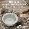 Мойка кухонная Maretti Kitchen MR475-GR серый, 47.5x47.5