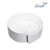 Раковина Cerutti Spa CR0066 белая, 46x44 фото 3