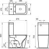 Унитаз-компакт BelBagno Ardente-R BB02093CPR/BB2112SC фото 2