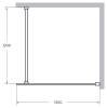 Душевая перегородка Cezares Liberta LIBERTA-L-1-130-120-C-Cr хром фото 4