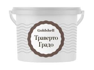 Фактурная штукатурка с эффектом имитации гранита Goldshell Траверто Градо 15 кг