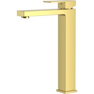 Смеситель для раковины D&K Bayern.Liszt DA1512007 высокий, золотой матовый