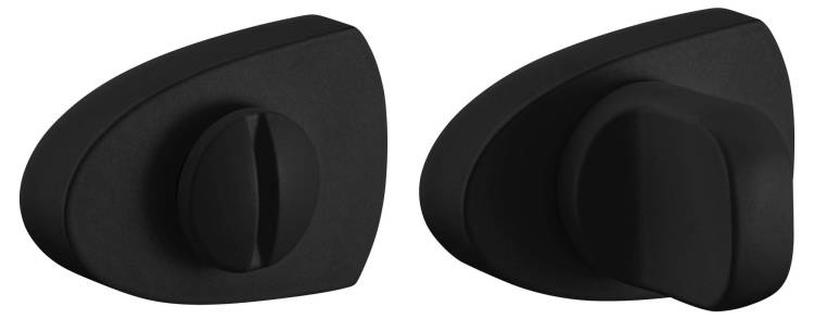 Завертка сантехническая Morelli LUX-WC-UN NERO черный