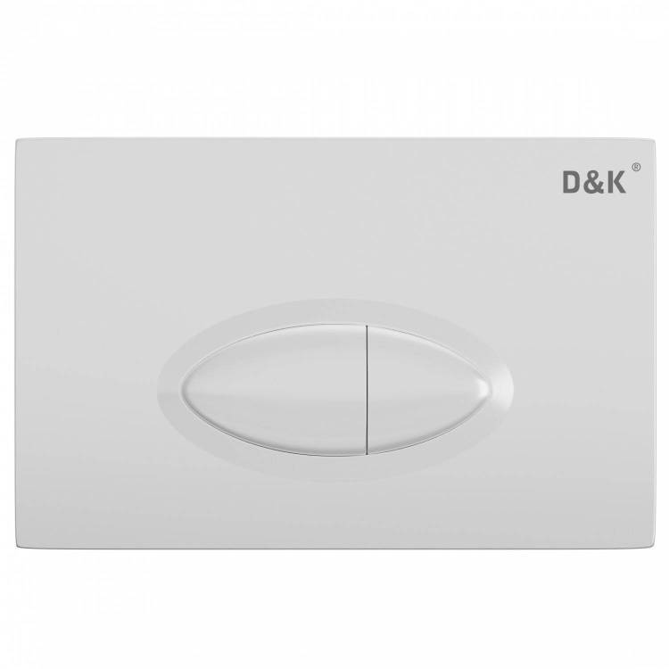 Клавиша смыва D&K Rhein Marx DB1399016, белый