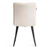 Стул Tetchair Bari LT 25241 молочный, черный, велюр фото 4
