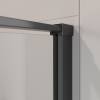 Душевой уголок Cezares LINER-A-1-90-C-NERO-R профиль черный, стекло прозрачное, 90x90x195 фото 5