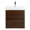 Тумба под раковину Belbagno Neon NEON-500-2C-SO-RS 47.2x34.6x55 Rovere Scuro подвесная с двумя выкатными ящиками, с доводчиками