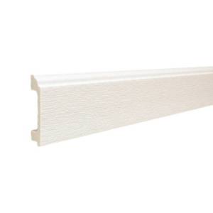 Напольный плинтус ТД Меридиан P3-134-N с тиснением 2400x80x16
