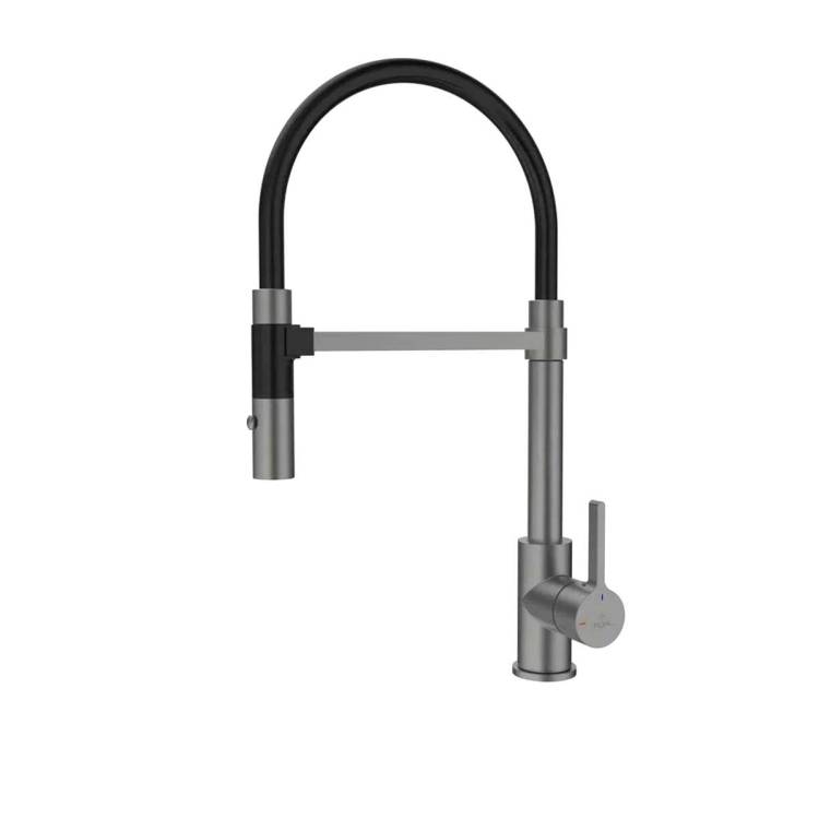 Смеситель для кухни Rose R133T пепельный