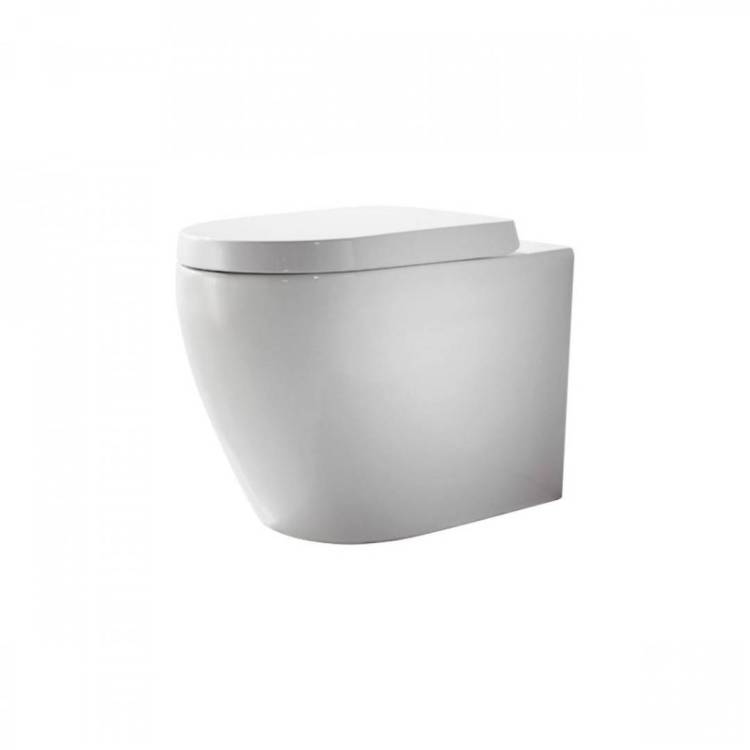 Унитаз напольный Bravat Gina C01011W-ENG с микролифтом