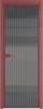 Межкомнатная дверь Profil Doors 1 AX цвет профиля Красный антрацит, стекло безопасное 6 мм мору тонированное 800x2000