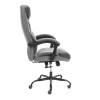 Кресло компьютерное Tetchair Cambridge metalBL 25024 серый, велюр, ткань фото 2
