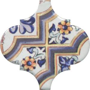 Декор Kerama Marazzi Арабески Майолика OP/A161/65000 Орнамент 6.5x6.5