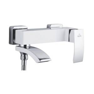 Смеситель для ванны Rose R1552F белый, хром