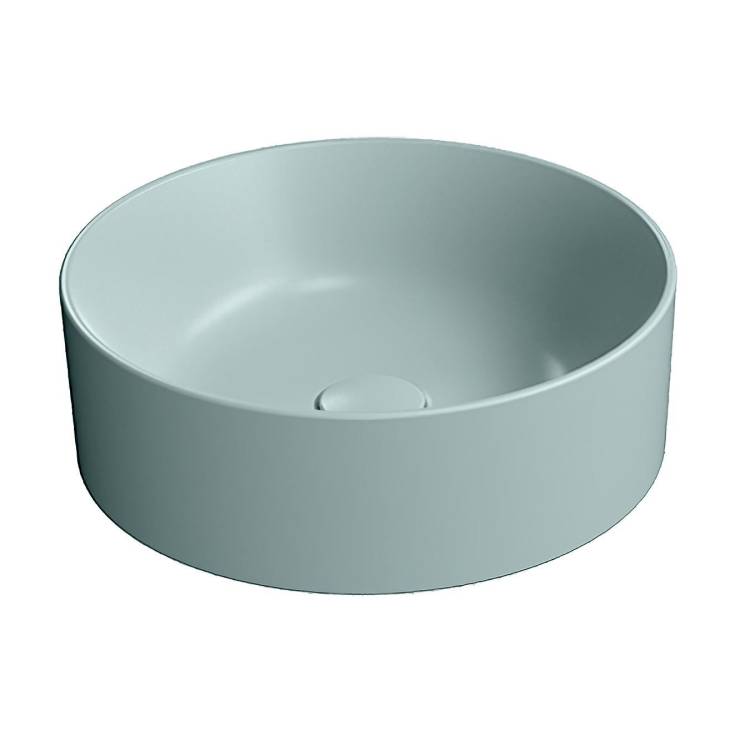 Раковина GSI Kube X 9426PVC15 40 см, голубая матовая